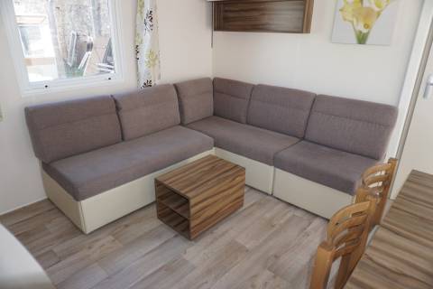Canapé du mobil home 3 chambres d'occasion IRM Luminosa