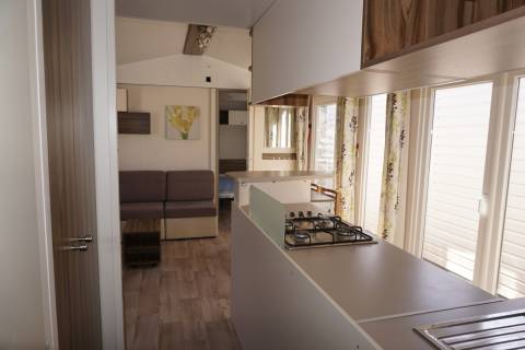 Intérieur du mobil home 3 chambres d'occasion IRM Luminosa