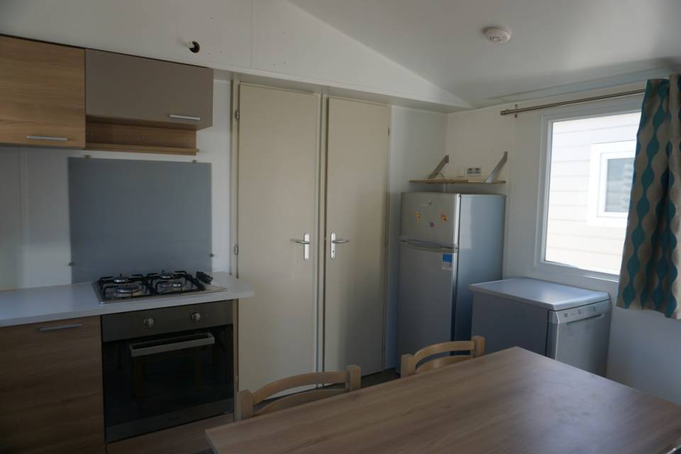 Intérieur du mobil home IRM Eleganzia 2 chambres année 2014