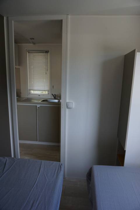 Chambre enfants du mobil home d'occasion sur parcelle en camping IRM Super Mercure 2 chambres