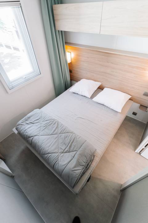 Chambre parentale du mobil home d'occasion sur parcelle O'HARA 884 3 chambres 2018