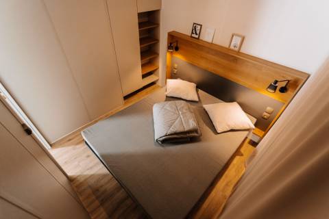 Chambre parentale du mobil home d'occasion 2 chambres O'HARA 804 2019 en camping 4*