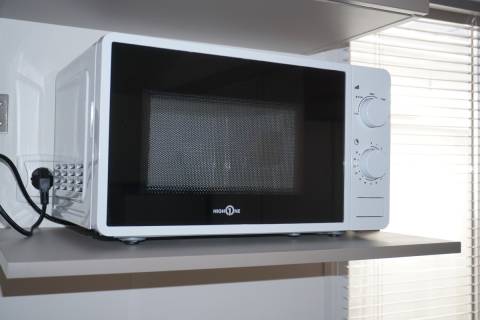 micro onde du mobil home d'occasion 2 chambres IRM ELEGANZIA 2018