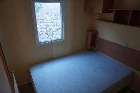 Chambre parentale du mobil home d'occasion 2 chambres IRM SUPER TITANIA 2003