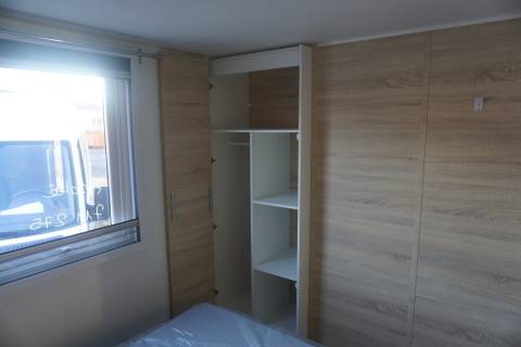 Rangement chambre parentale du mobil home neuf 2 chambres IRM Azalée 2021