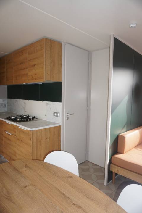 Intérieur du mobil home neuf 2022 2 chambres O'Hara 844