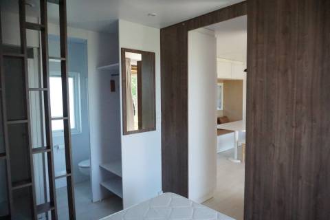 Chambre parentale du mobil home d'occasion LOUISIANE TAOS F5 2018