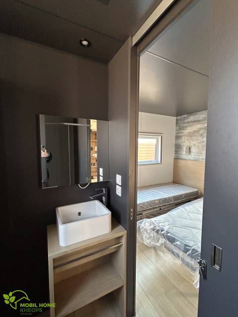 Salle de bain du mobil home LOUISIANE Taos F5 2022 - 2 chambres