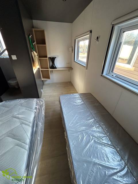 Chambre double du mobil home LOUISIANE Taos F5 2022 - 2 chambres
