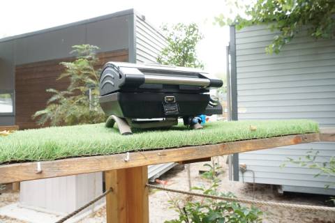Barbecue du mobil home d'occasion Louisiane Taos F6 2012