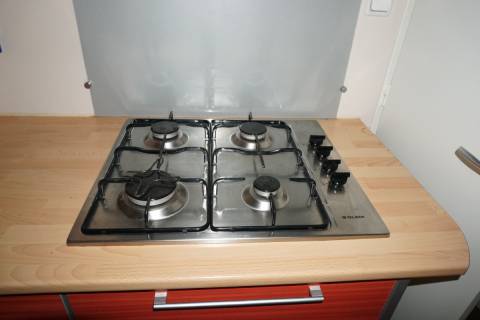 Plaque de cuisson gaz du mobil home d'occasion IRM Super Octalia 3 chambres