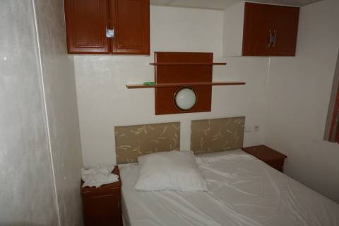 Chambre parentale du mobil home d'occasion 2 chambres IRM Super Titania Luxe