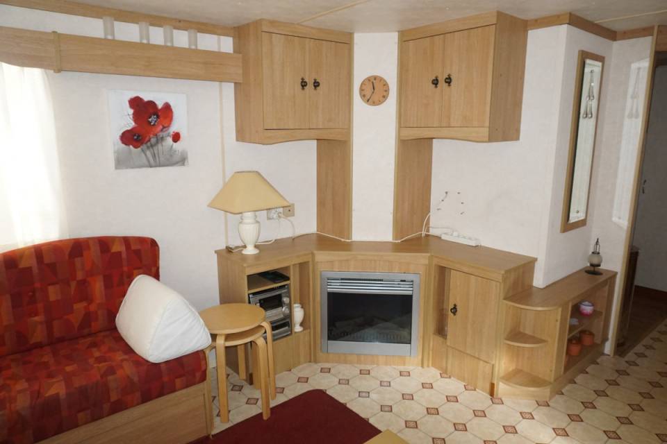 Rangements salon du mobil home d'occasion 3 chambres ABI Havana