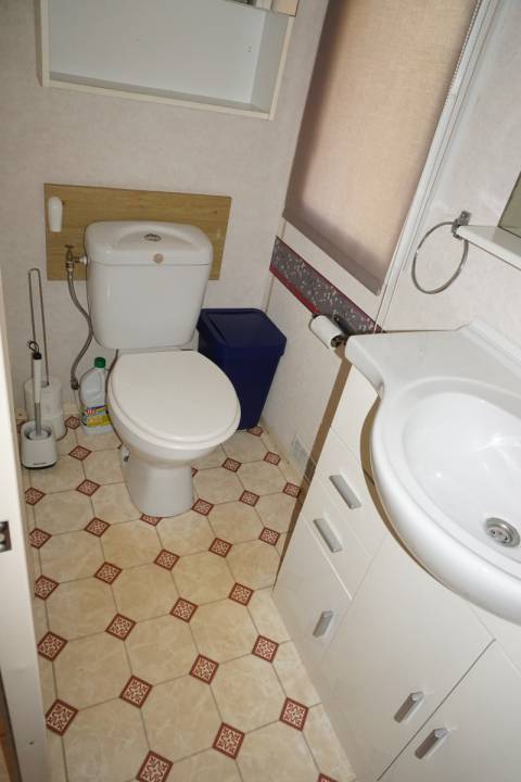 Toilette du mobil home d'occasion 3 chambres ABI Havana