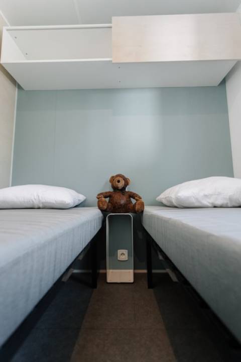 Chambre enfants du mobil home occasion 2 chambres IRM Super Mercure Riviera