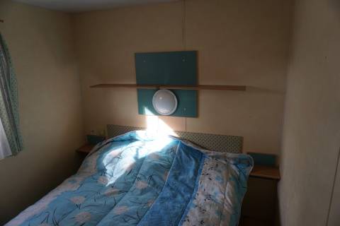 Chambre du mobil home occasion 2 chambres IRM Super Mercure Provence 2001