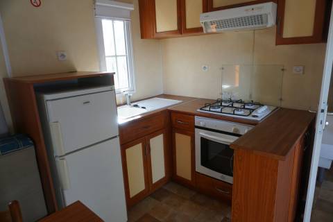 Cuisine du mobil home occasion 3 chambres IRM Super Altair 2002