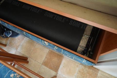 Banquette convertible du mobil home occasion 3 chambres IRM Super Altair 2002