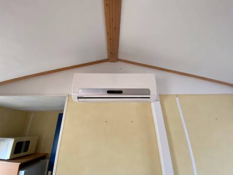 Climatisation du mobil home occasion 2 chambres IRM Super Mercure 2002