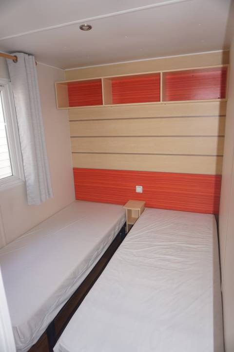 Chambre invités du mobil home occasion 3 chambres IRM Super Titania 2008
