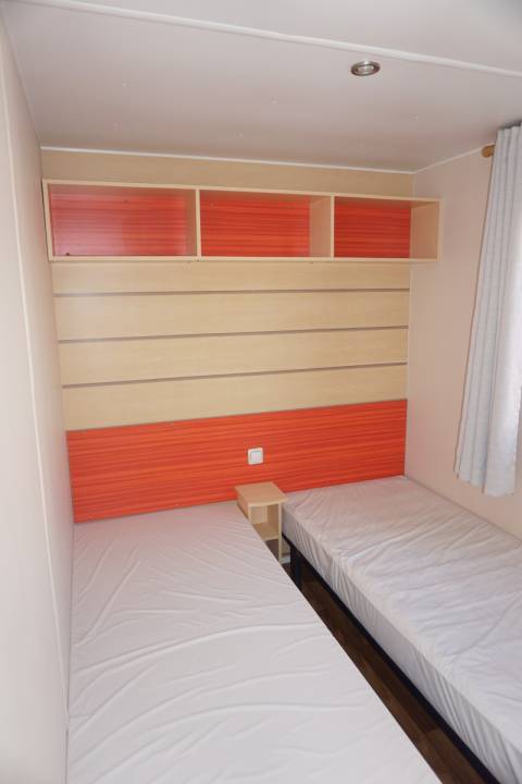 Chambre invités du mobil home occasion 3 chambres IRM Super Titania 2008