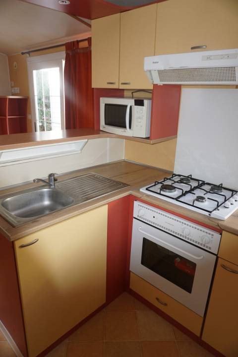 Cuisine du mobil home 3 chambres occasion - Watipi Kentucky 2004