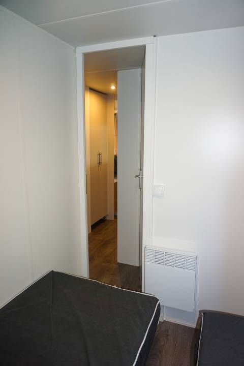 Chambre double du mobil home résidentiel IRM Luminosa 2019 - 3 chambres