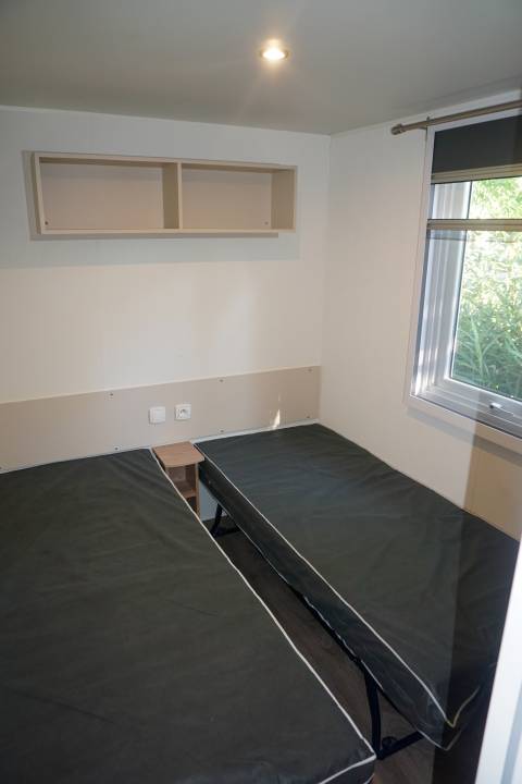 Chambre double du mobil home résidentiel IRM Luminosa 2019 - 3 chambres