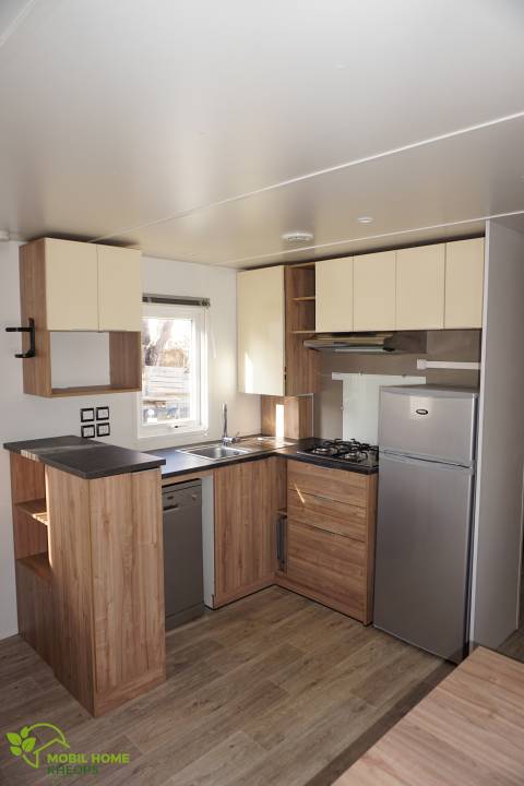 Cuisine du mobil home RAPID'HOME Elite 2018 - 2 chambres
