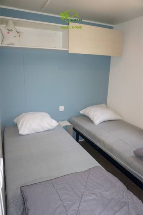 Chambre enfants du mobil home occasion IRM Super Mercure Riviera de 2020 2 chambres en camping