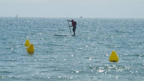 Activité nautique proche de la plage de rochelongue au Grau d'Agde à 2 pas du camping le Littoral.