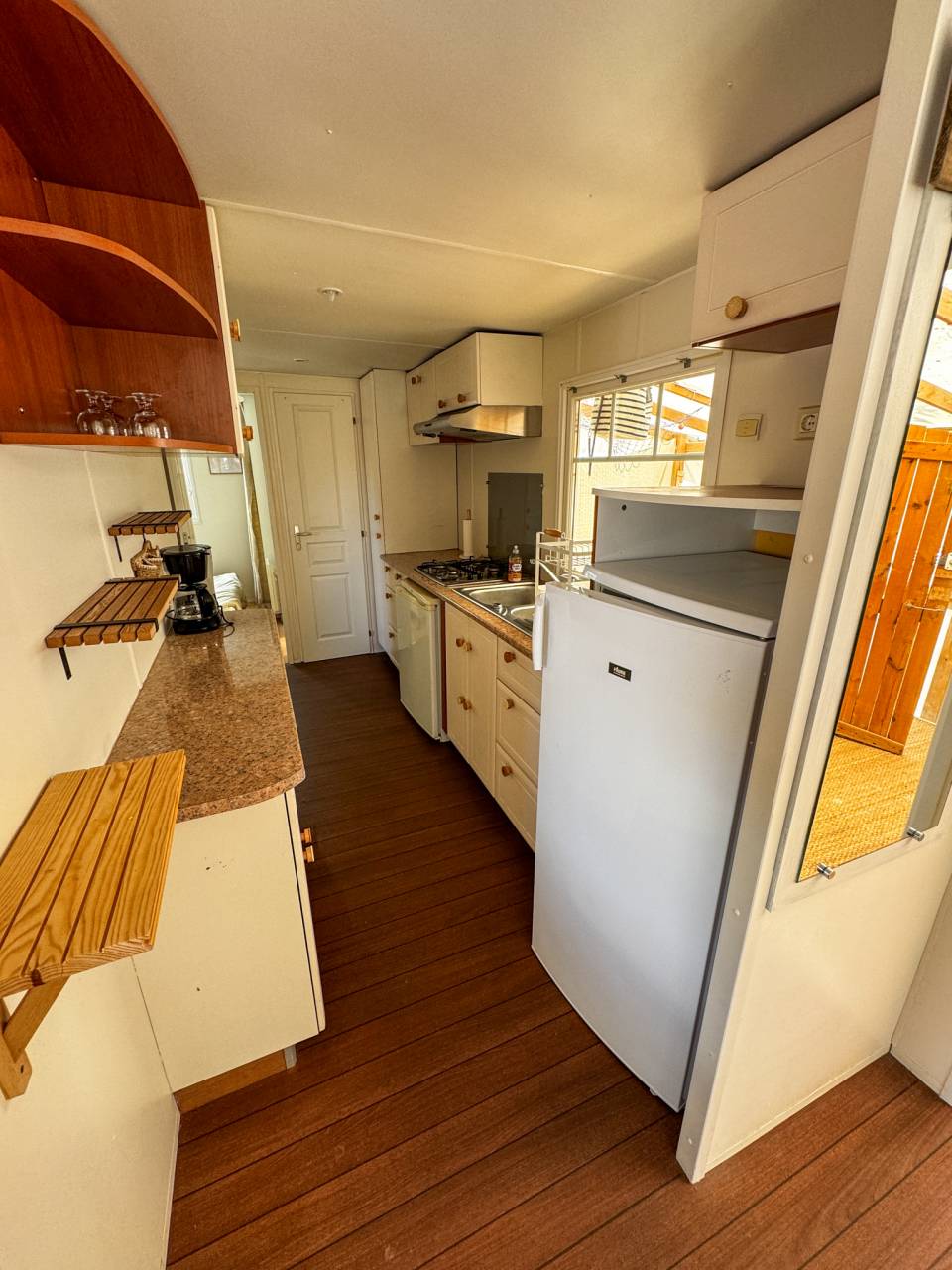 Cuisine du mobil home IRM Saphir Panoramique 2006 2 chambres