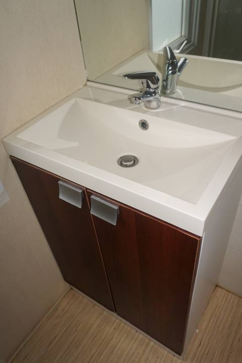 Salle de bain du mobil home d'occasion 2 chambres O'HARA 784 T 2007