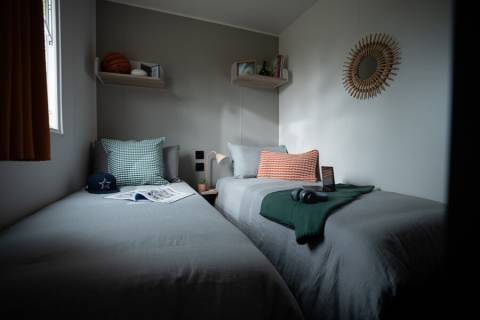 Chambre du mobil home neuf IRM Super Cordelia 2024