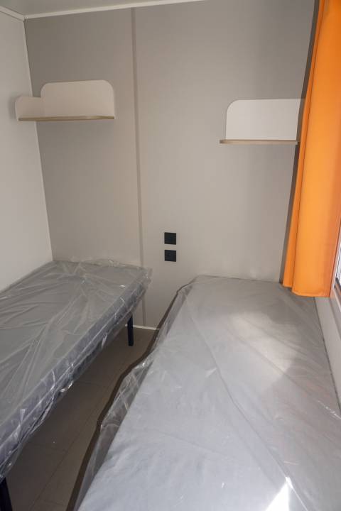 Chambre du mobil home neuf IRM Agora 3 2024